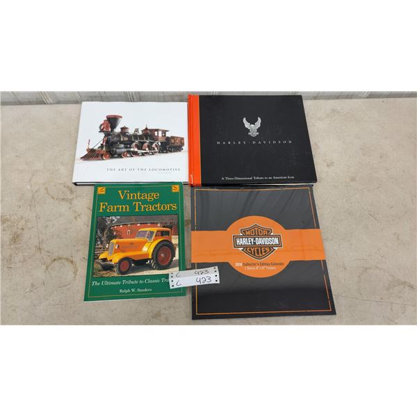 Harley-Davidson 3D Pop Up Book and Collector Edition Calendar, “The Art of the Locomotive,"