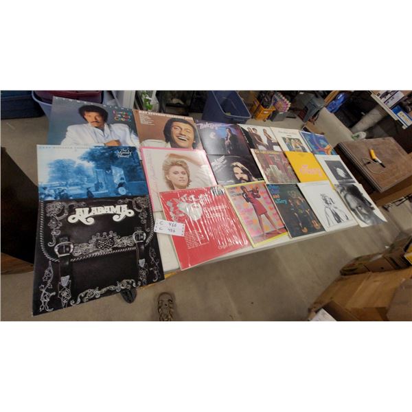 50 Vintage Vinyl Record Album Collection: Lionel Richie, Bob Seger, Kenny Rogers