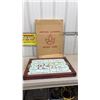 Image 1 : NOS Cresta Authentic Tabletop Rod Hockey Game with Wooden Frame and Original Box