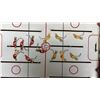 Image 3 : NOS Cresta Authentic Tabletop Rod Hockey Game with Wooden Frame and Original Box
