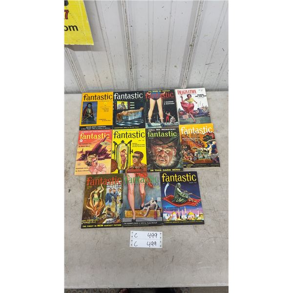Vintage Fantastic Science Fiction Novels, Lot of 11