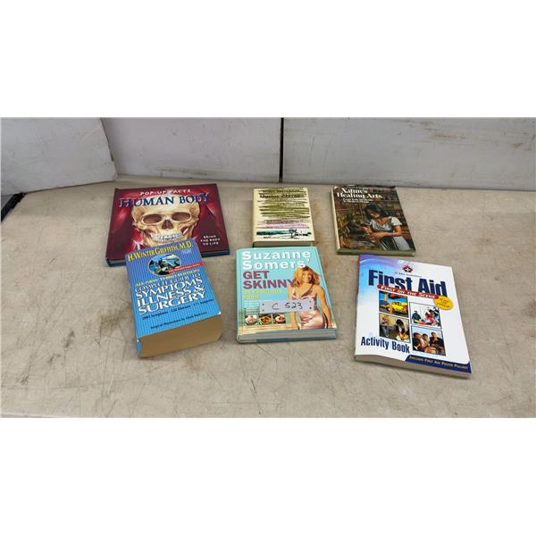 Health and Medical Books Including Human Body Pop-Up, First Aid, Symptoms and Illness