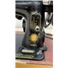 Image 3 : Singer 99K Electric Sewing Machine, 1952, with Foot Pedal and Portable Case
