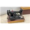 Image 6 : Singer 99K Electric Sewing Machine, 1952, with Foot Pedal and Portable Case