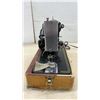 Image 7 : Singer 99K Electric Sewing Machine, 1952, with Foot Pedal and Portable Case