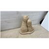 Image 3 : Old English Sheepdog Figurines Including Painted With Plaid Bow and Austin Production 1990, Tallest