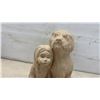 Image 4 : Old English Sheepdog Figurines Including Painted With Plaid Bow and Austin Production 1990, Tallest