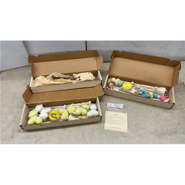 Eden Toys Vintage Baby Crib Mobiles with music, Lamb and Beatrix Potter Themed, Set of Three