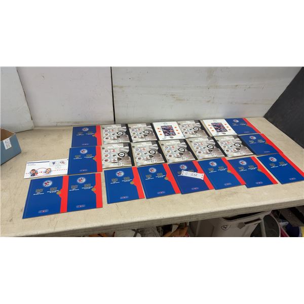 Canada Post NHL All-Stars Commemorative Stamp Souvenir Sheets and 50th All-Star Game Folios