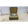 Image 1 : Marcon Portable 4-Speed Record Player, 16/33/45/78 RPM, Suitcase Style, English, Late 1950s