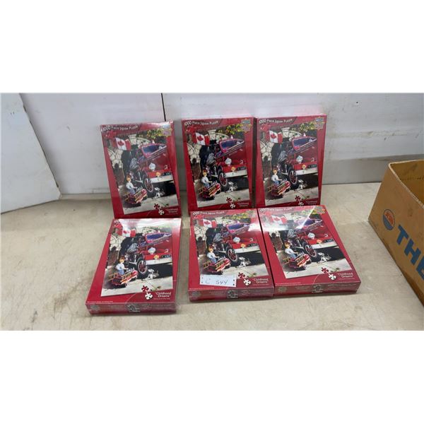 Six MasterPieces "Childhood Dreams" 1000-Piece Jigsaw Puzzles by Don Hazeltine, 19 1/4” x 26 3/4”