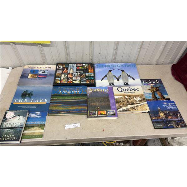 Canadian Interest Books Including The Inuksuk Book, The Frozen World, Expo67, The Lake