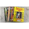Image 4 : NHL Hockey Treasures Books, Fury, Merv, Icegold, Tennis Magazines
