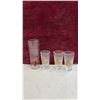 Image 4 : Vintage Canadian Club Whisky Display Bottles with Dispenser, Shot Glasses, Mini Mugs