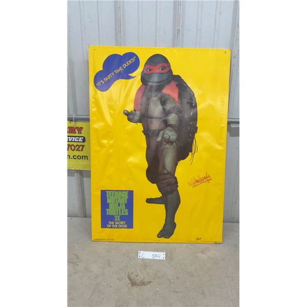 Teenage Mutant Ninja Turtles II: The Secret of the Ooze Michelangelo Poster - 22.5” x 32”
