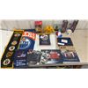 Image 1 : Sports Lot: Banners, Beer Glasses, Towels, Mug, Max Poulin Bobblehead