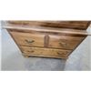 Image 5 : Colonial Revival Wooden Chest of Drawers With Brass Bail Pulls, 5 Drawers 49”×33”×16”