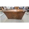 Image 1 : Art Deco Streamline Moderne Wooden Chest of Drawers with Chevron Veneer, 1930s-1940s 38”×60”×21”