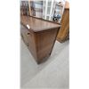 Image 3 : Art Deco Streamline Moderne Wooden Chest of Drawers with Chevron Veneer, 1930s-1940s 38”×60”×21”