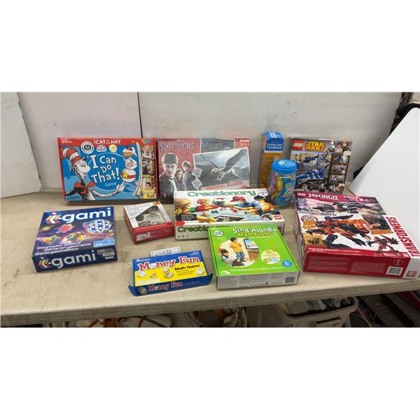 Lot of Children's Games and Toys: LEGO Star Wars, Ninjago, Harry Potter, Creationary