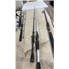 Image 11 : Six Fishing Rods and 3 Reels Including Shakespeare Amphibian and Abu Garcia