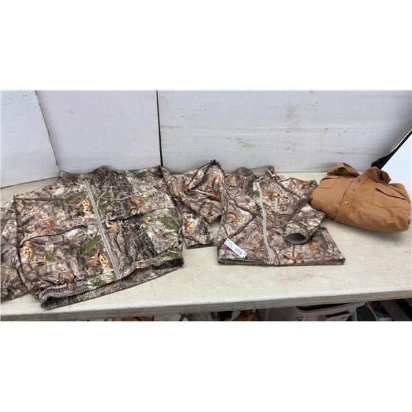 Cabela's Men's Zonz Woodlands Camouflage Full-Zip Fleece-Lined Jacket, Size Large
