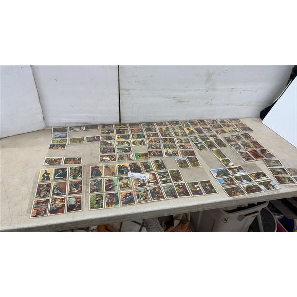 1958 Topps Zorro Walt Disney TV Series Trading Cards Collection in Plastic Sleeves