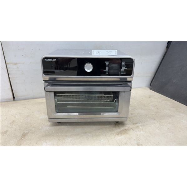 Cuisinart Digital AirFryer Toaster Oven, Model CTOA-130PC3C, with Basket, Rack, and Pan