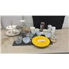 Image 1 : Budweiser "A Perfect Christmas" Stein, Canada Centennial Mugs, Tiered Stand, Egg Plate