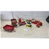 Image 1 : Vintage Farm Toys: International Wagon, Grain Wagon, Spreader, Oiler