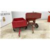 Image 2 : Vintage Farm Toys: International Wagon, Grain Wagon, Spreader, Oiler