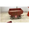 Image 6 : Vintage Farm Toys: International Wagon, Grain Wagon, Spreader, Oiler