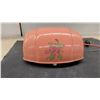 Image 5 : Vintage Hook-On Headboard Portable Electric Lamp, Pink with Floral Decal