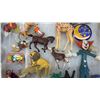 Image 3 : Showcase of Vintage Toys and Game Pieces: Monopoly, Britains Animals, Cracker Jacks, Puzzles, of