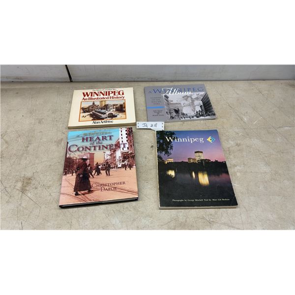 Four Books on Winnipeg: Illustrated History 1977, Heart of the Continent, Album 1998