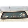 Image 1 : "History of Golf" Framed Display Case With Antique-Style Clubs and Balls, 13 × 41 1/2 × 3 1/2”