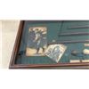 Image 2 : "History of Golf" Framed Display Case With Antique-Style Clubs and Balls, 13 × 41 1/2 × 3 1/2”