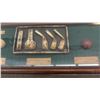 Image 4 : "History of Golf" Framed Display Case With Antique-Style Clubs and Balls, 13 × 41 1/2 × 3 1/2”