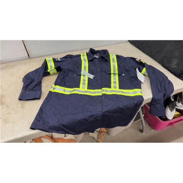 Canadian Linen and Uniform Service FR Work Shirt, Size 1XLR