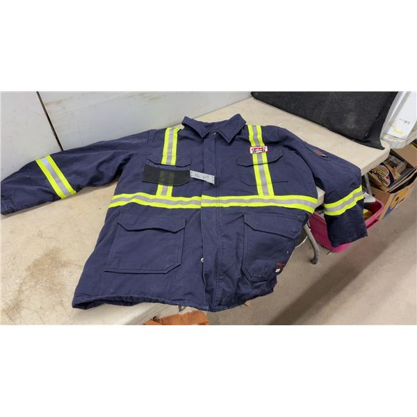 Actionwear FR Insulated Work Jacket, Size XL, 3M Scotchlite Reflective