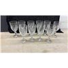 Image 10 : Cut / Crystal Glass Assortment Including Footed Lidded Compote, Rose Bowl, Stemware
