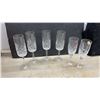 Image 8 : Cut / Crystal Glass Assortment Including Footed Lidded Compote, Rose Bowl, Stemware