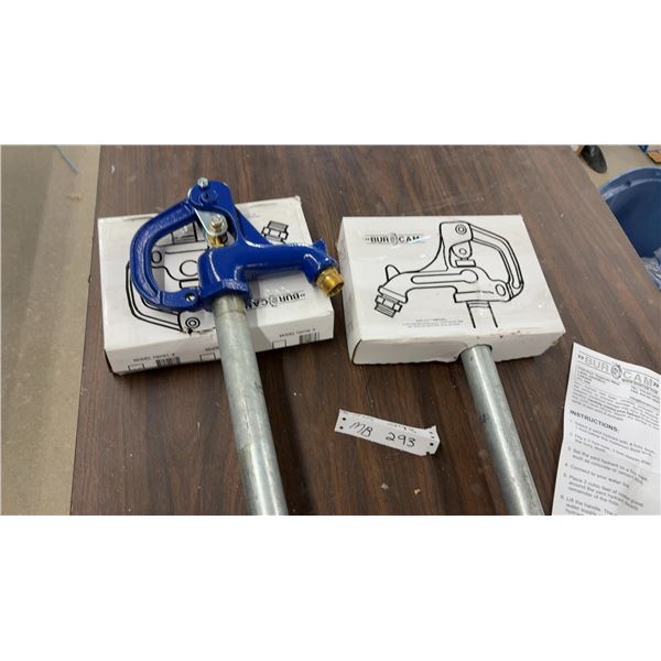 Two BUR-CAM Frost Proof Yard Hydrants, Models 700761 4'