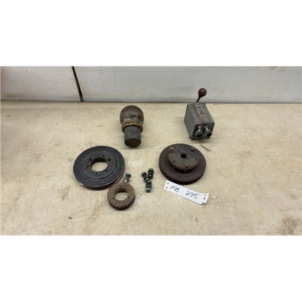 South Bend Lathe Works Style RS84 Reversing Controller by Furnas Electric, Pulleys