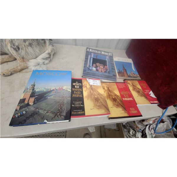 Moscow, A Russian Moment, Russia Life World Library, and Julia Cameron Artist's Way Books