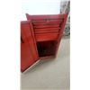 Image 4 : Snap-on Vintage Right Hand Side Cabinet with Hinged Door, Chrome Handle, Lock and Drawers