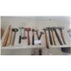 Image 1 : Assortment of Hammers and Mallets Including Ball-Peen, Cross-Peen, Rubber, Brass