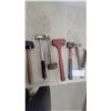 Image 5 : Assortment of Hammers and Mallets Including Ball-Peen, Cross-Peen, Rubber, Brass