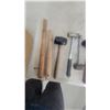 Image 6 : Assortment of Hammers and Mallets Including Ball-Peen, Cross-Peen, Rubber, Brass