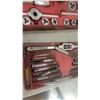 Image 7 : Blue point Tap and Die set in case with Dies, Taps, Die Stocks, and Tap Wrench